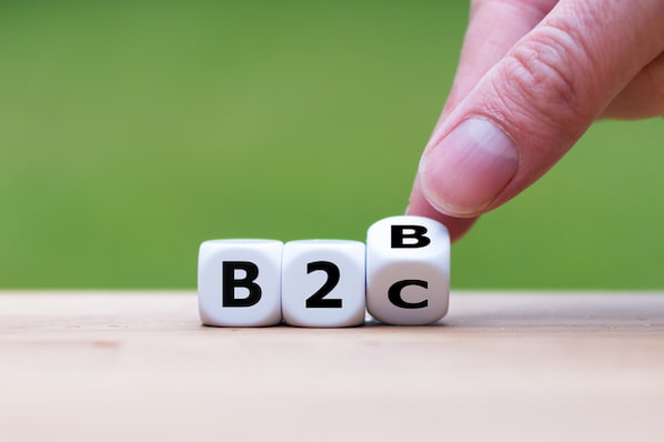 مقایسه فروش و بازاریابی کسب وکارهای B2B , B2C